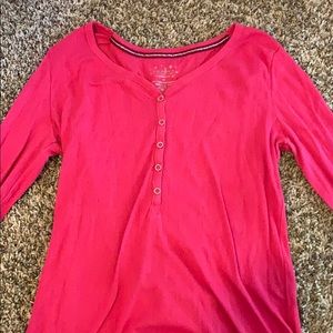 Pink long sleeve lounge top/ sleep shirt!